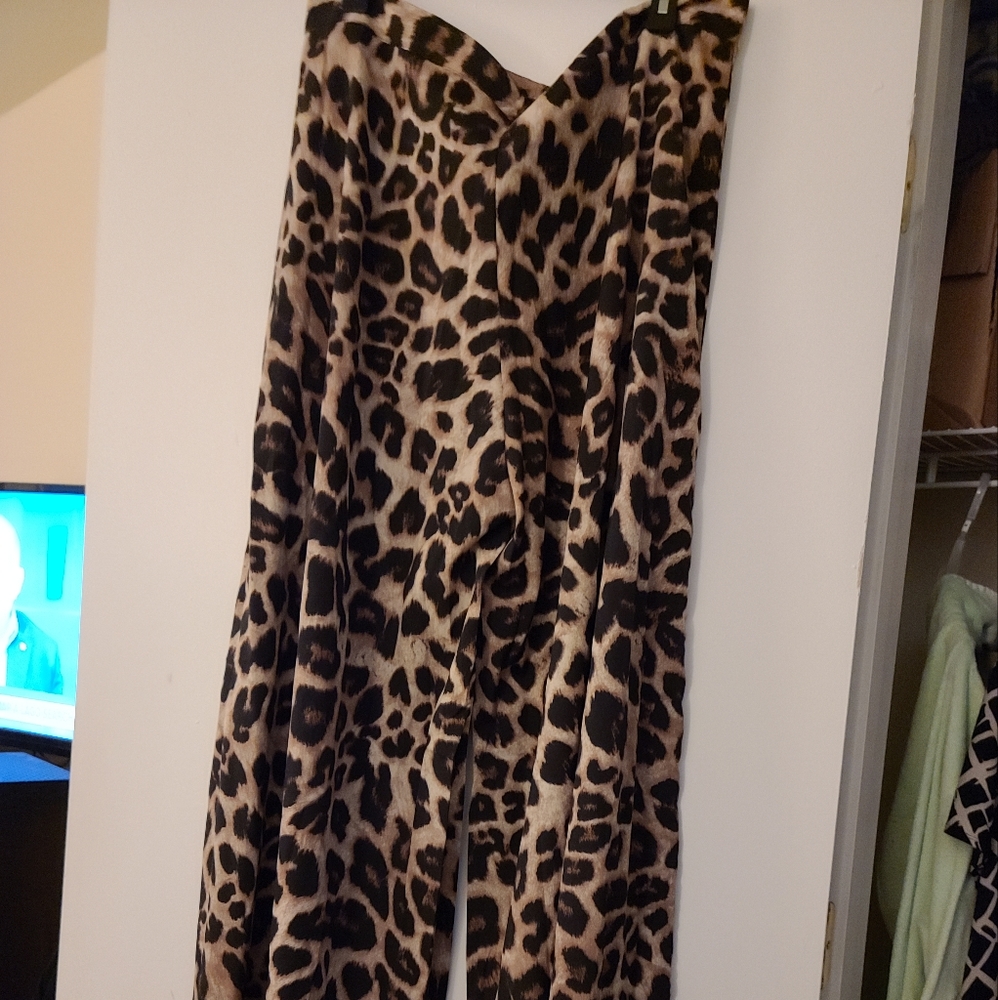 Animal Print Pants New Without Tags